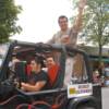 Ruben Olivares in the parade