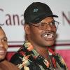 1976 Olympic light heavyweight gold medal winner Leon Spinks enjoys the "Night of Olympians"