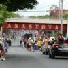 Boxing fans line the streets for the Parade of Champions