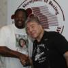 Riddick "Big Daddy" Bowe with George Chuvalo