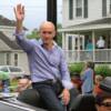 From Ireland to Canastota - Hall of Famer Barry McGuigan enjoys the Parade of Champions.