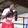 Undefeated super middleweight (15-0, 11 KOs) Julius "The Chef" Jackson works out for boxing fans