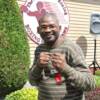 "Magic Man" Marlon Starling strikes a fighting pose by the HOF logo