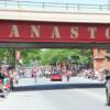 Fans line the streets of Canastota for the Parade of Champions