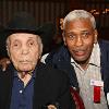 Jake LaMotta and Hilario Zapata pose for a photo.