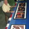 Lederman back ringside at the famous MSG ring on display in Canastota.