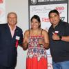 Former WBO president Paco Valcarcel, Kika Chavez & Erik Morales