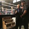 Michael Nunn interviewed by Al Bernstein live on DAZN at the Friday Night Fights
