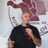 Kelly "The Ghost" Pavlik answers questions during a Ringside Talk