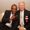 Sugar Ray Leonard and Jimmy Lennon Jr. meet up in Canastota
