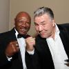George Chuvalo and Marvelous Marvin Hagler at the 2011 Hall of Fame Weekend