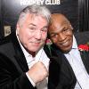 George Chuvalo and Mike Tyson at the 2011 Hall of Fame Weekend